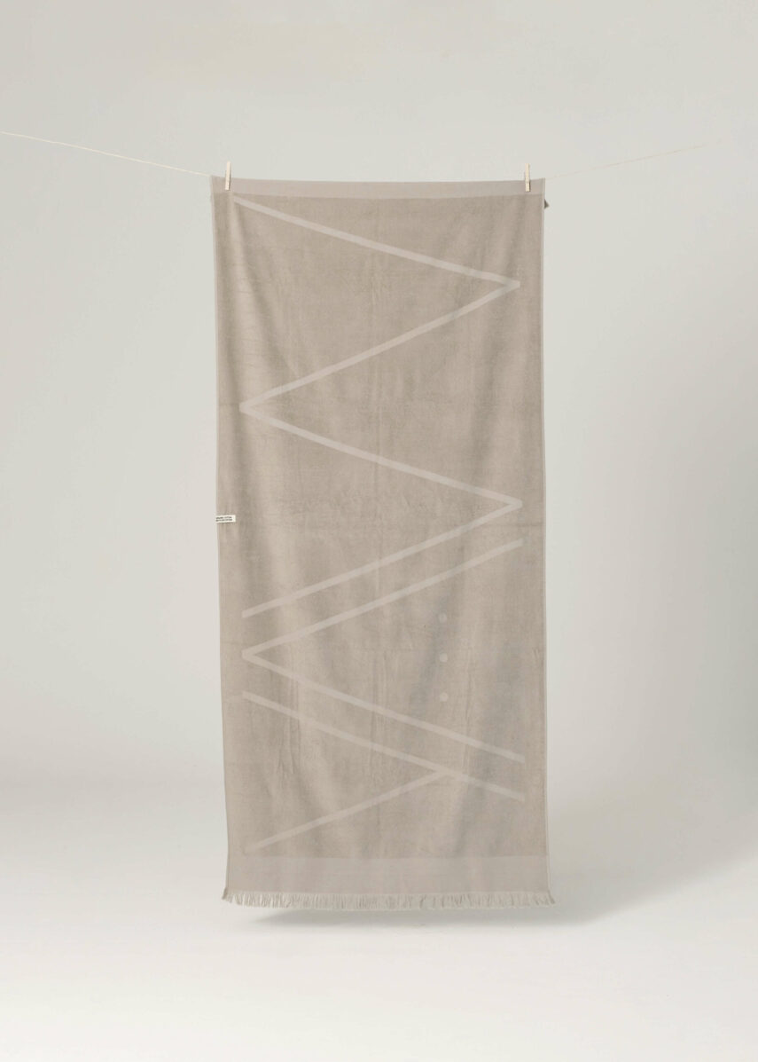 Beach towel from WAY in Stone