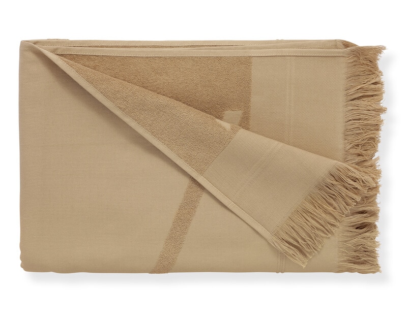Folded Camel WAY beach towel