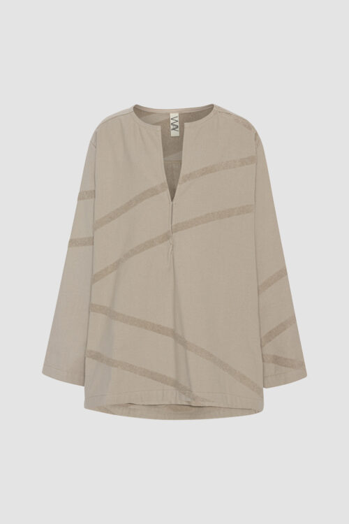 WAY Mala kaftan in light grey