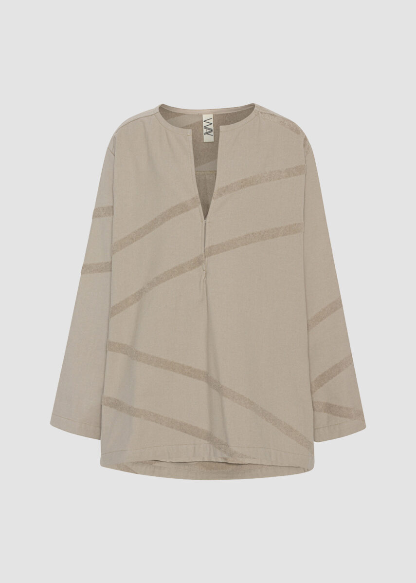 WAY Mala kaftan in light grey