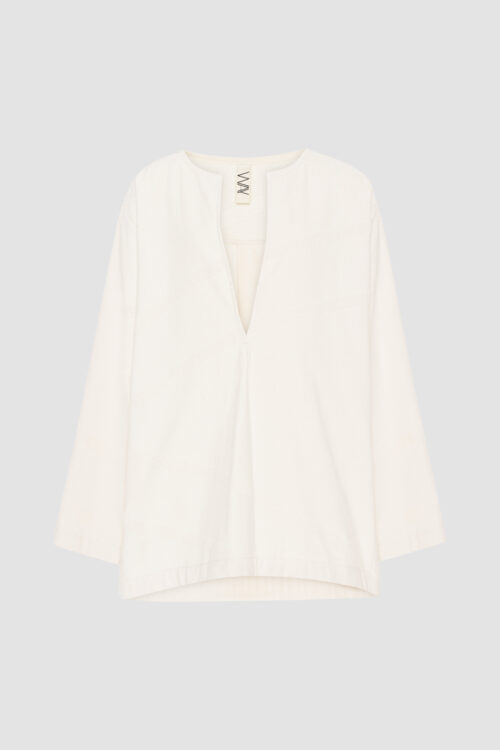 Mala Kaftan from WAY in SHELL cream white