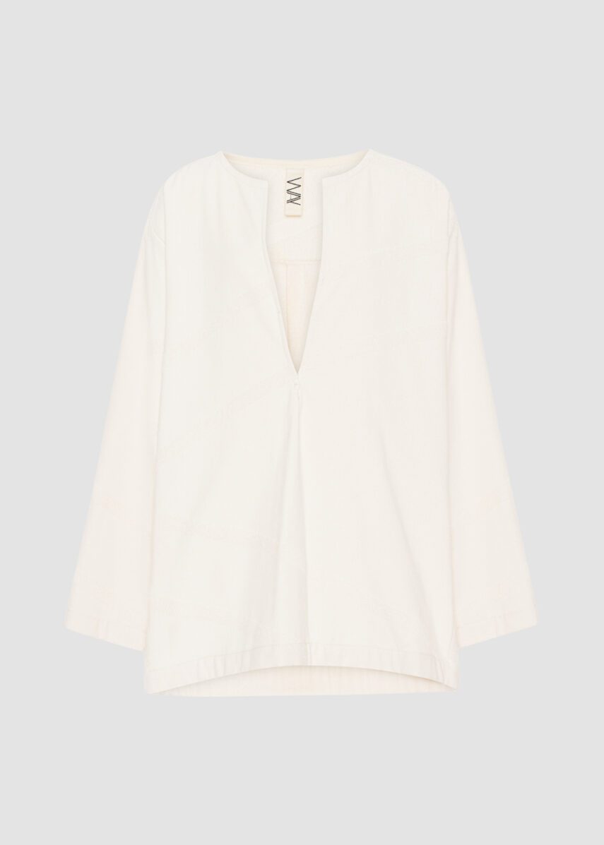 Mala Kaftan from WAY in SHELL cream white