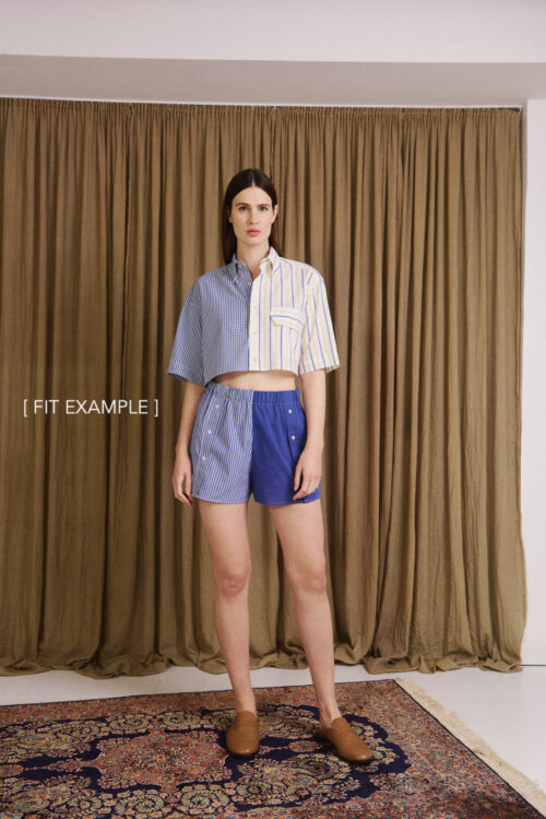 Sun Crop Shirt fit example