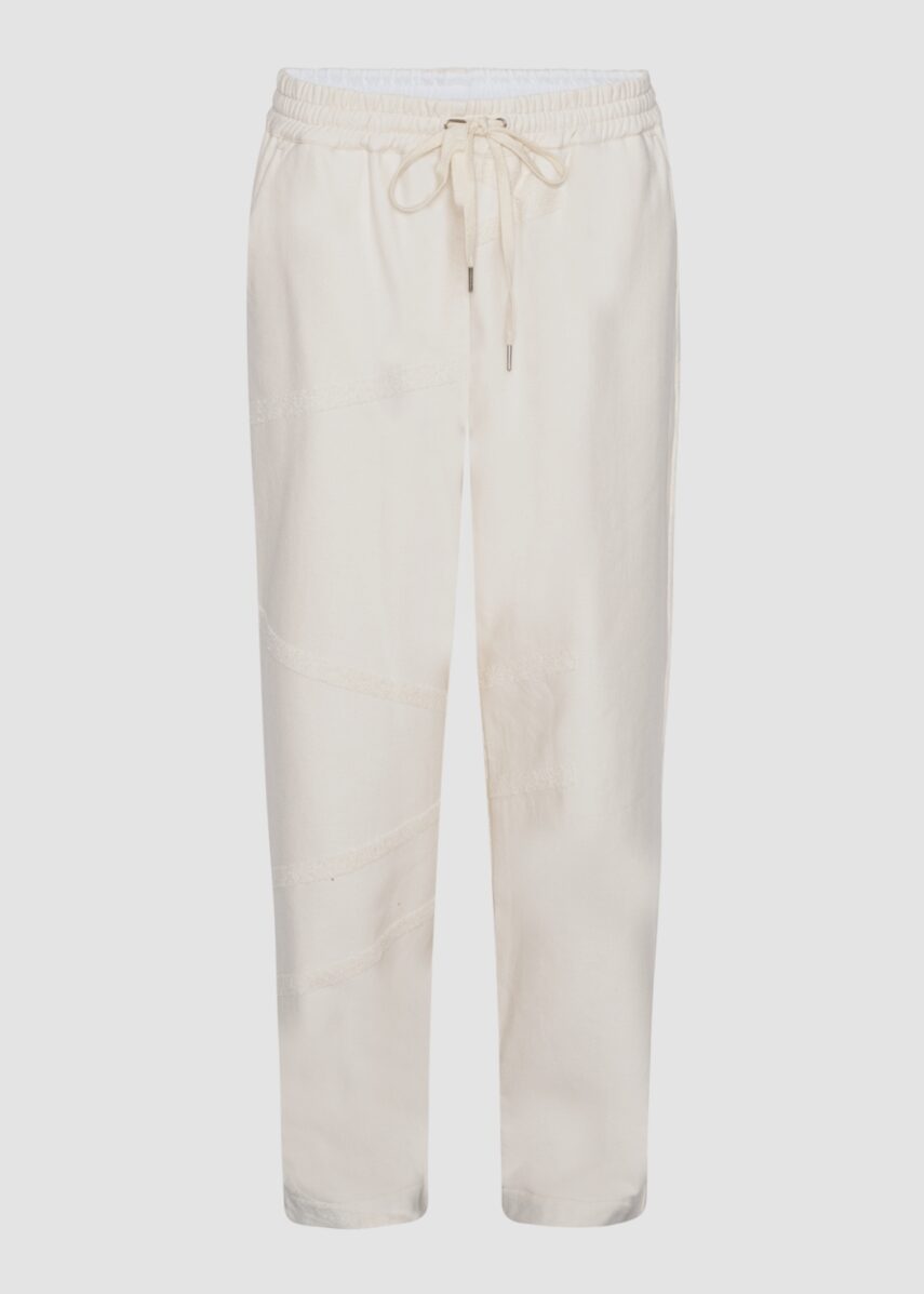 WAY Elba Pants in SHELL cream white packshot