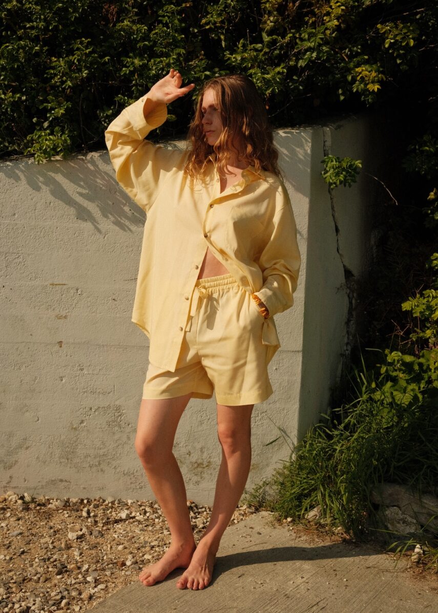 SAONA SHORTS | UNISEX | BUTTER YELLOW